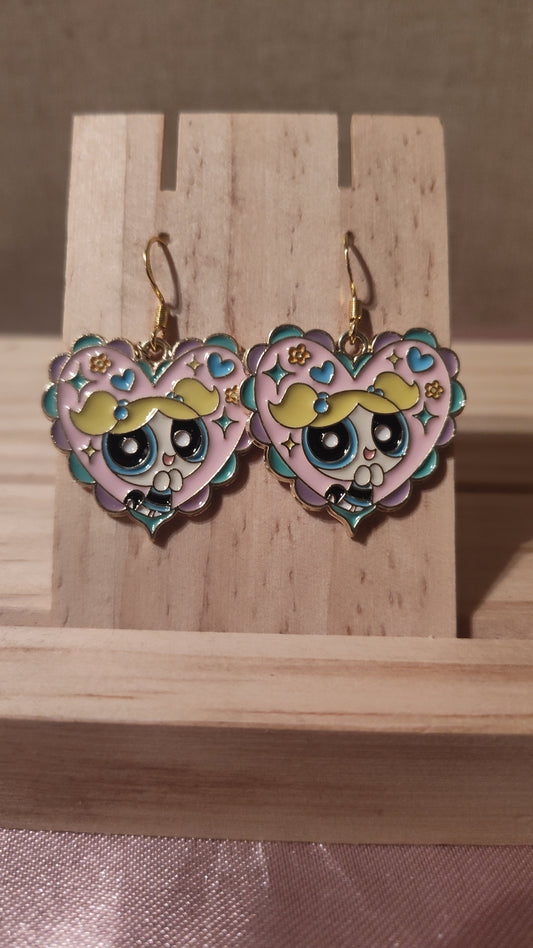 Powerpuff Girl Earrings- CLEARANCE