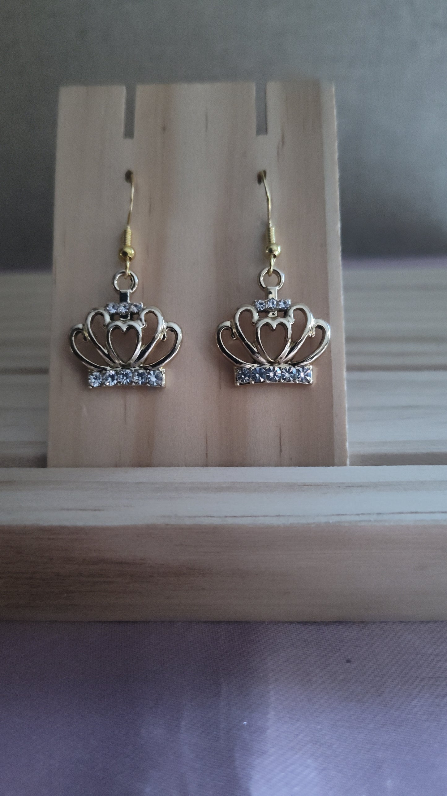 Beautiful Crown Earrings