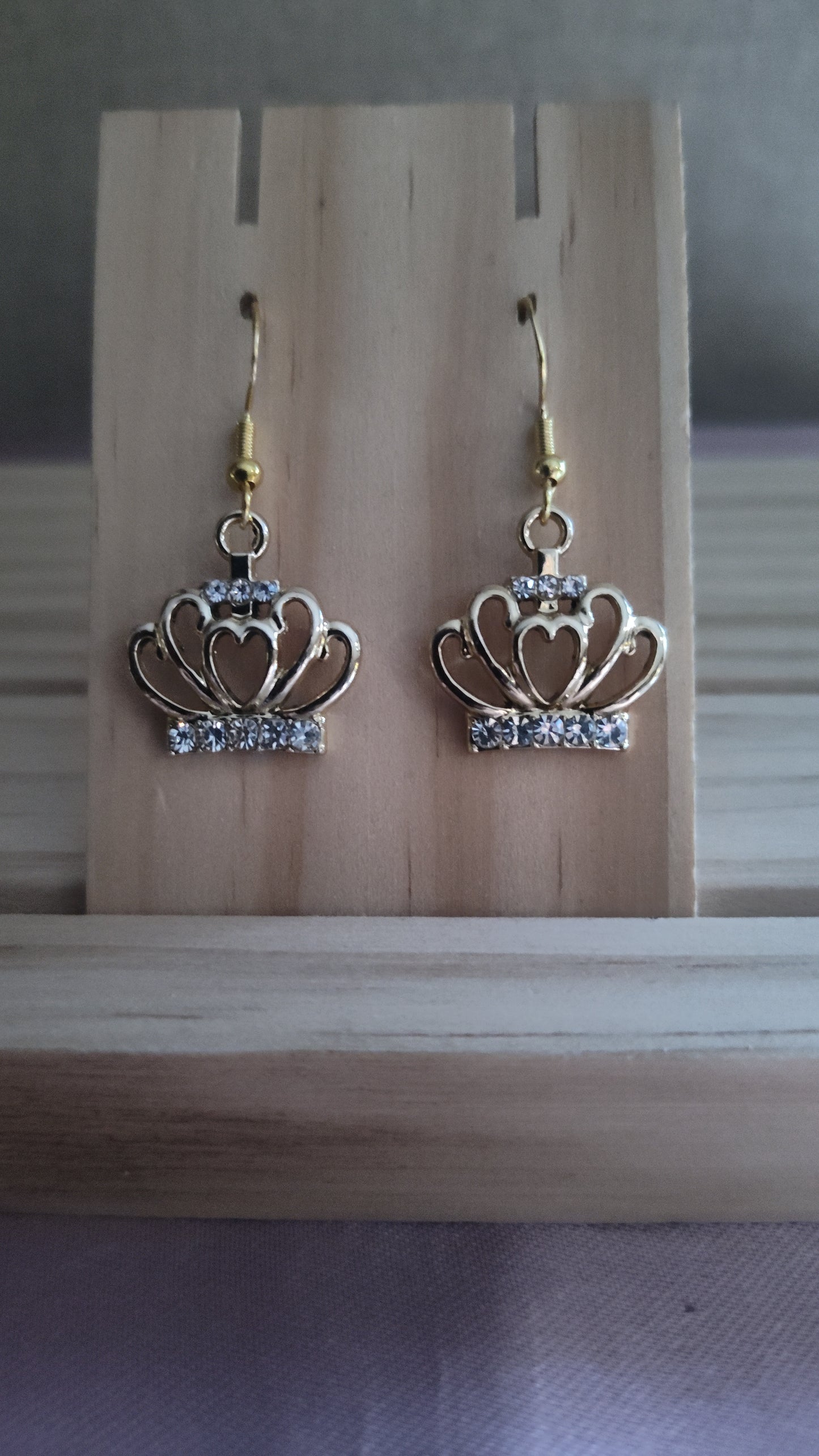 Beautiful Crown Earrings