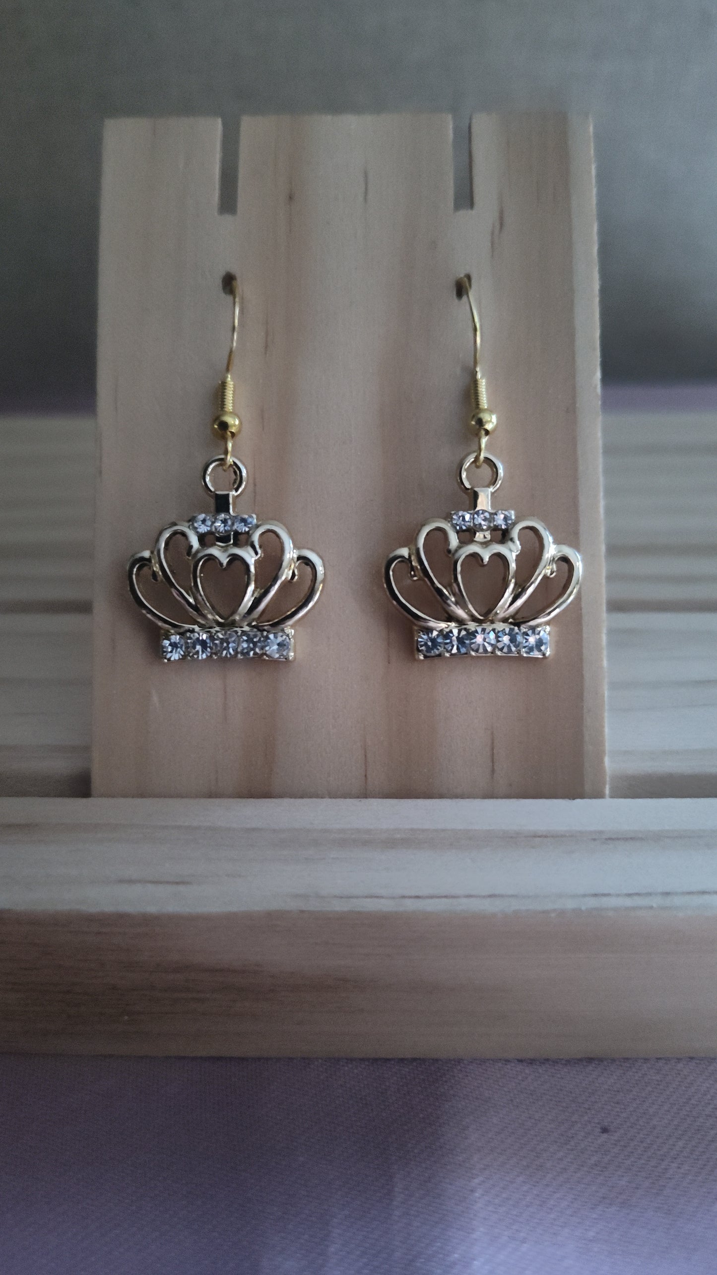 Beautiful Crown Earrings