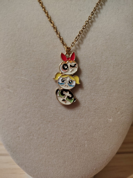 Powerpuff Girl Necklace- SALE