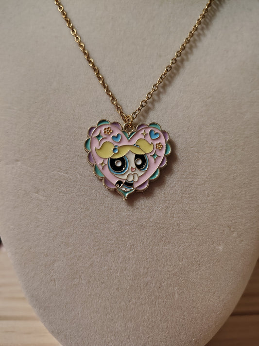 Powerpuff Girl Necklace- CLEARANCE