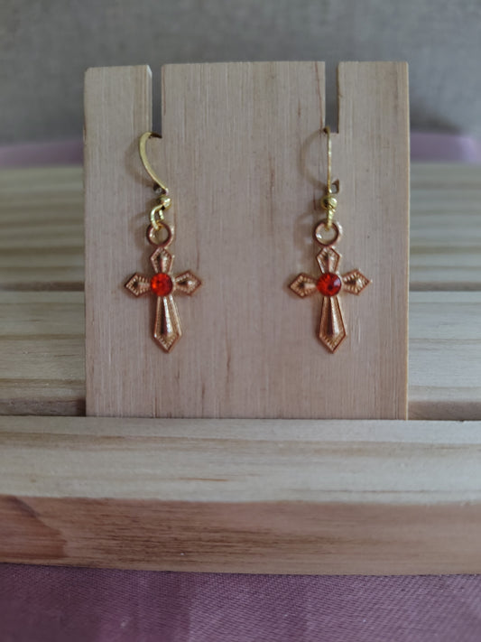 Cross Earrings- CLEARANCE
