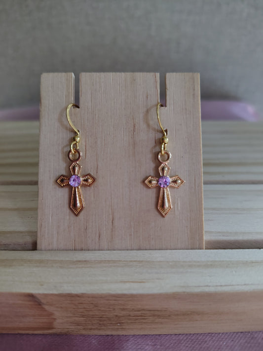 Cross Earrings- CLEARANCE