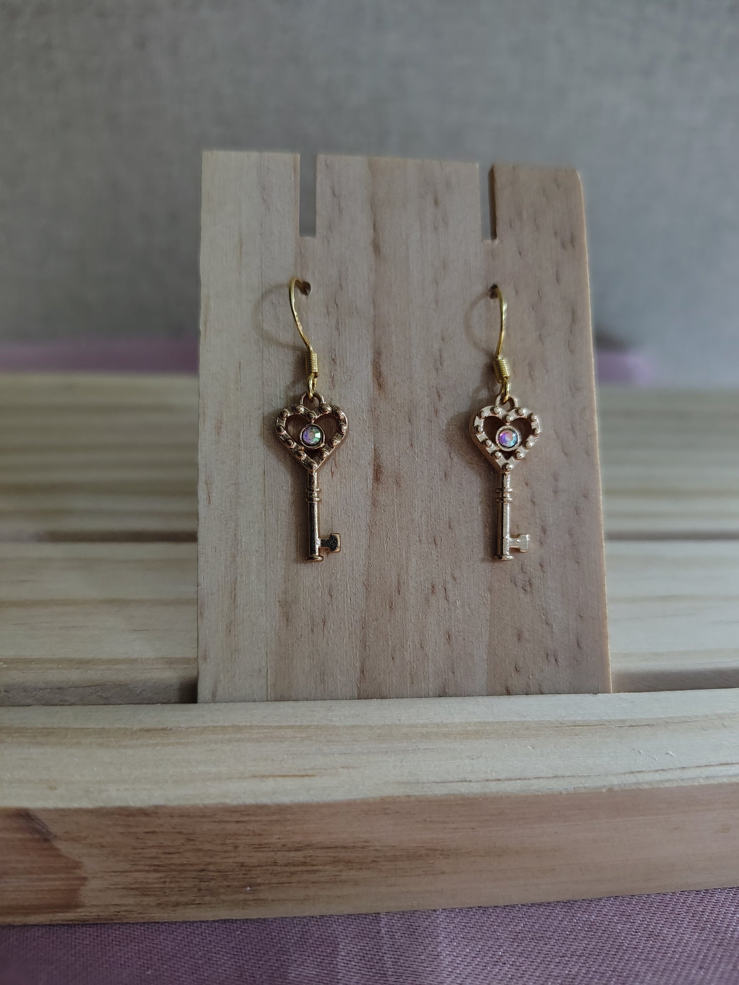 Key Earrings- CLEARANCE- Discontinued item