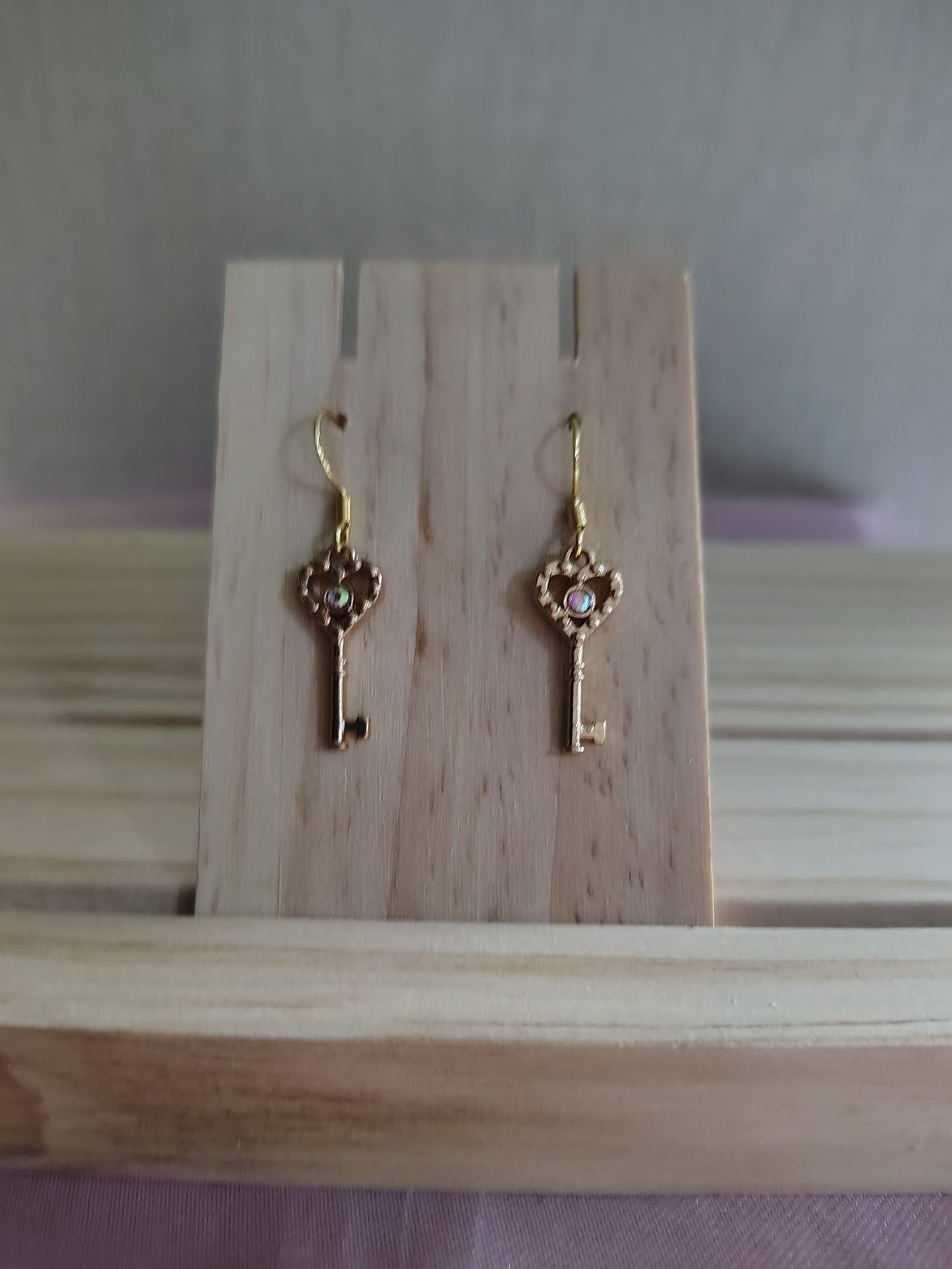 Key Earrings- CLEARANCE- Discontinued item