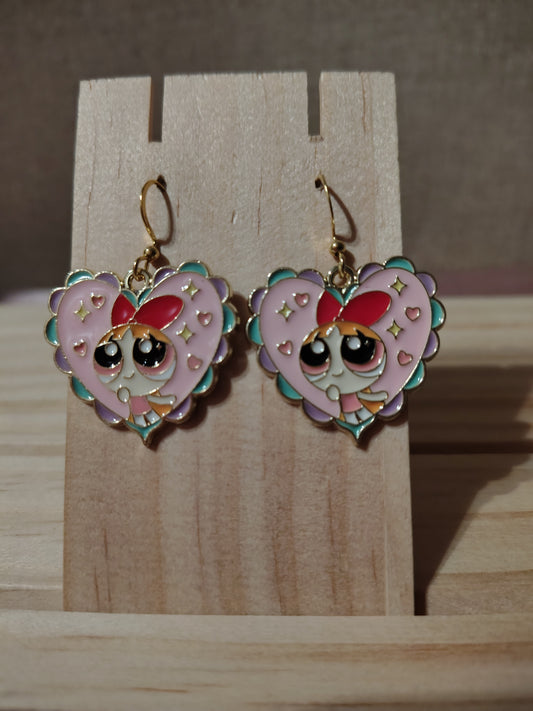 Powerpuff Girl Earrings- CLEARANCE