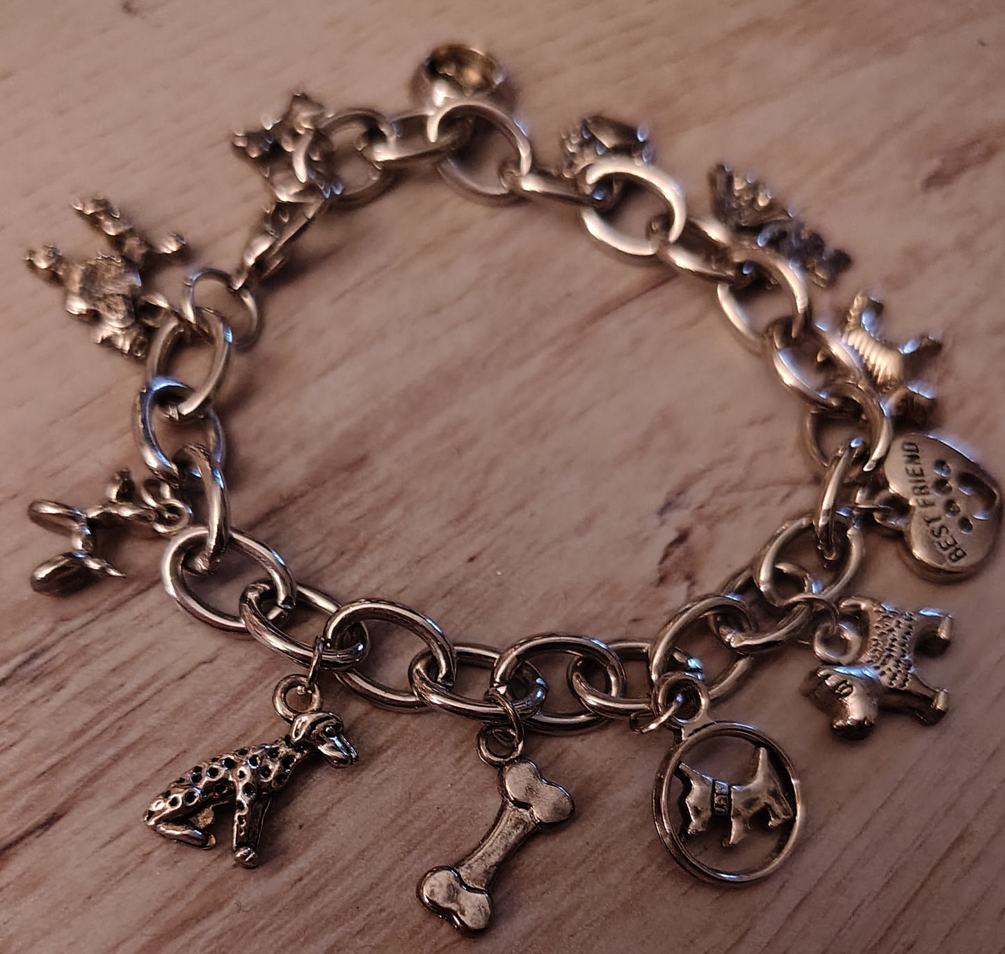 Cute Dog Charm Bracelet- SALE