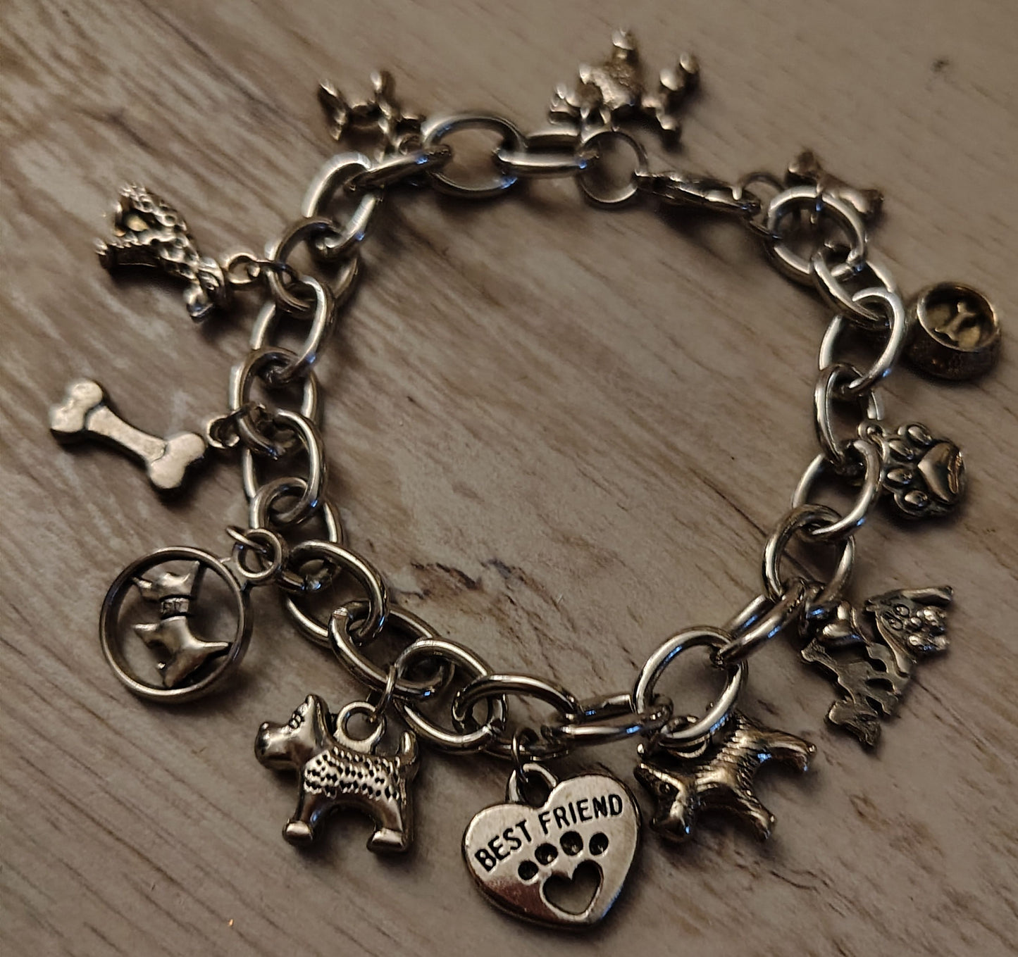 Cute Dog Charm Bracelet- SALE