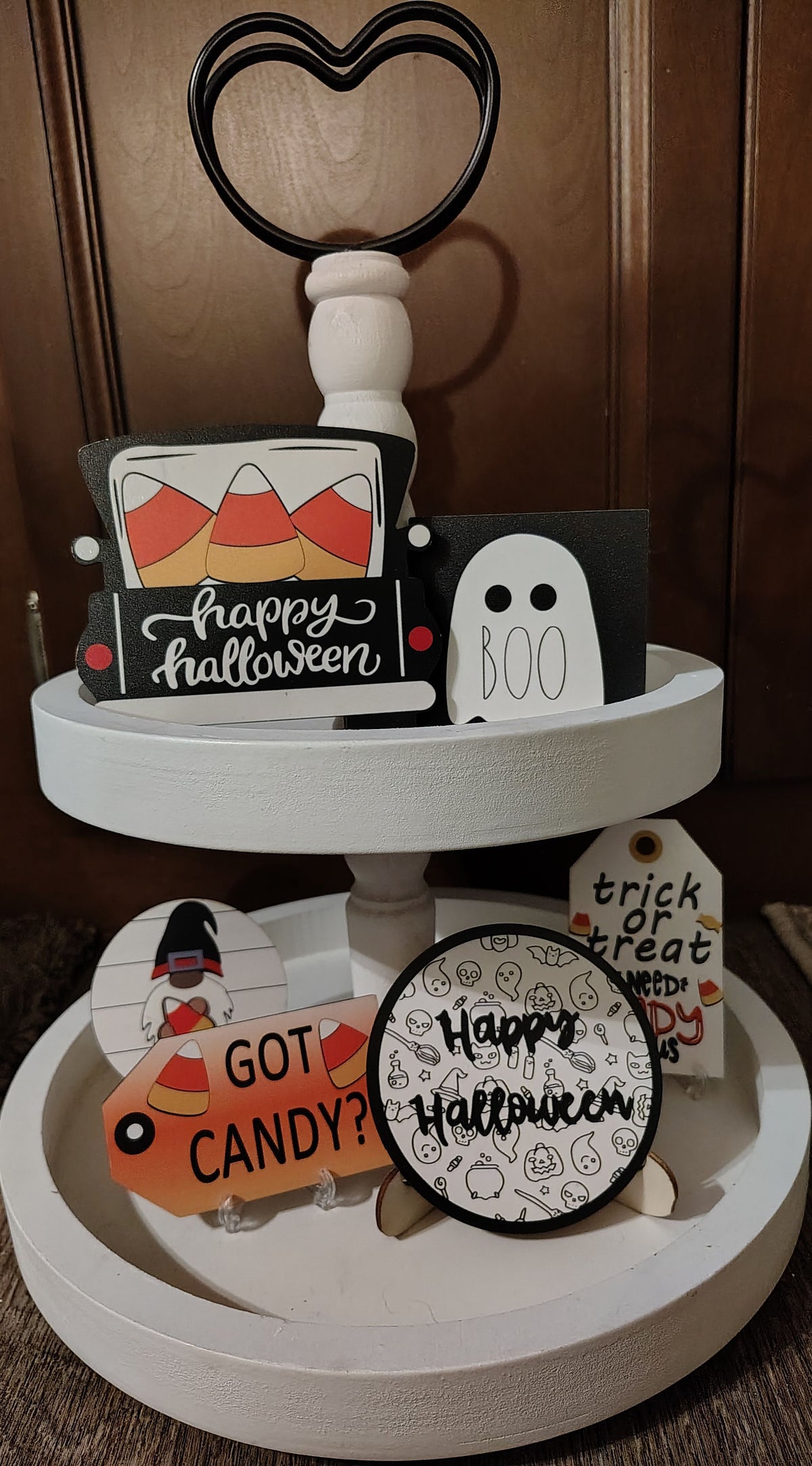 Halloween Tiered Tray Decor