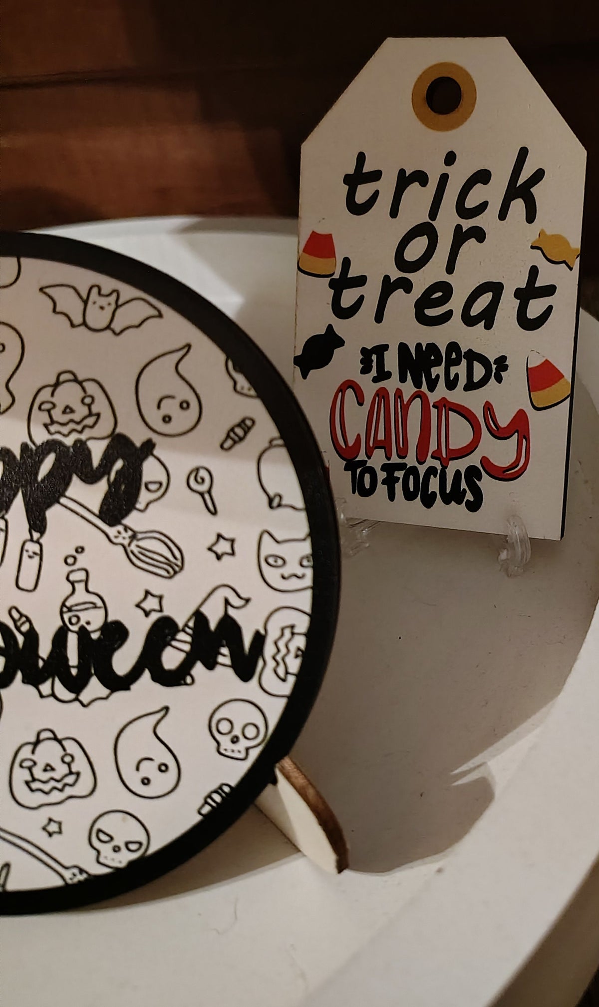 Halloween Tiered Tray Decor