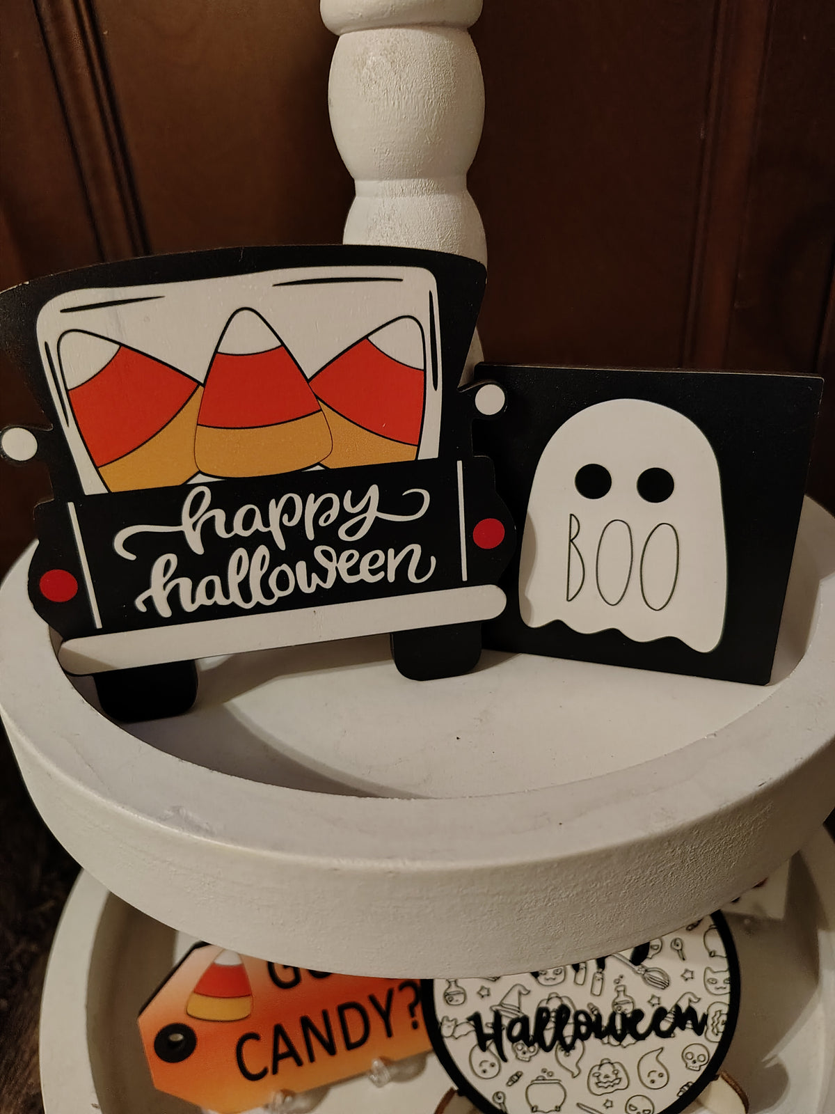Halloween Tiered Tray Decor
