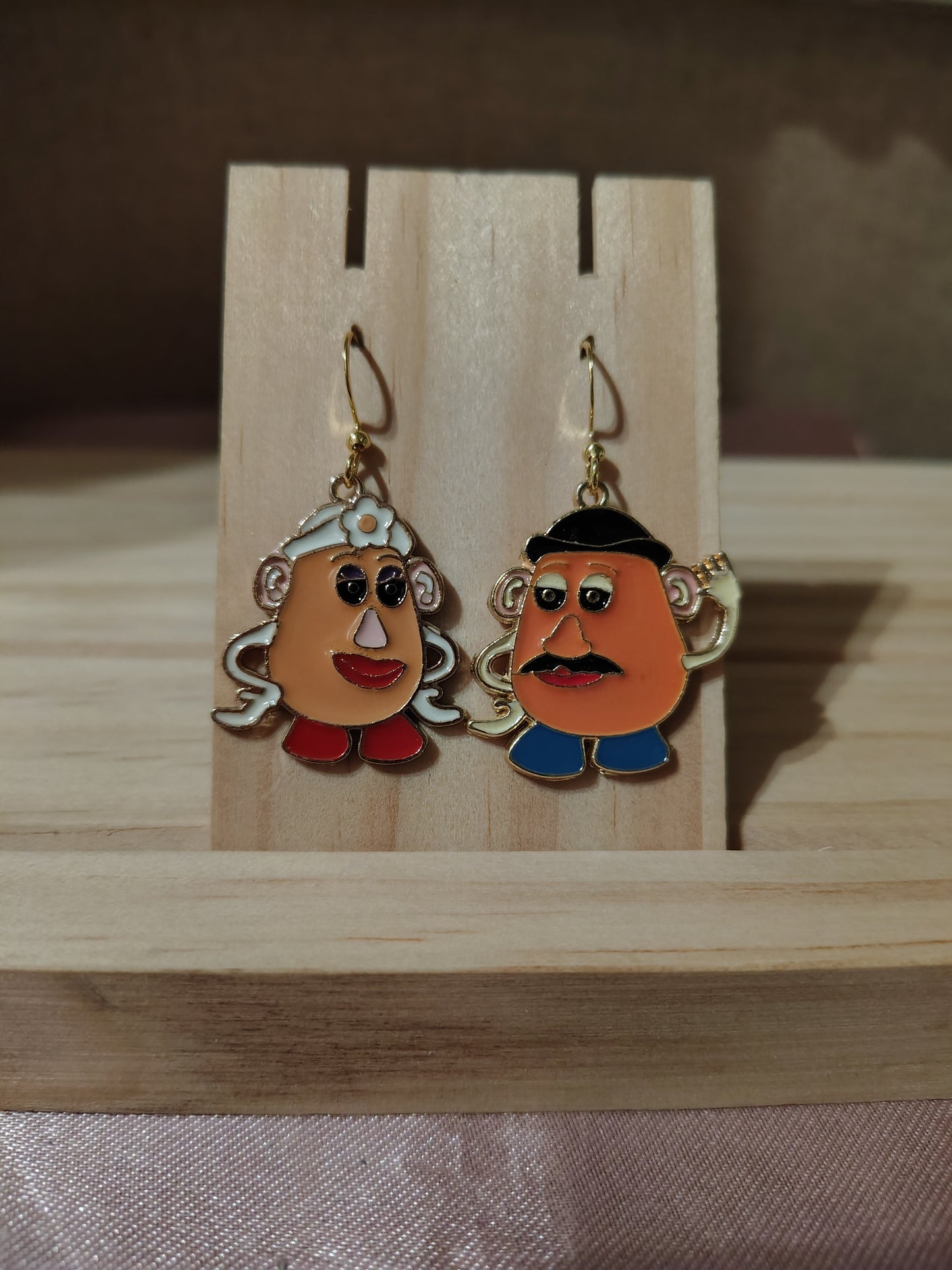 Mr & Mrs Potato Head Earrings