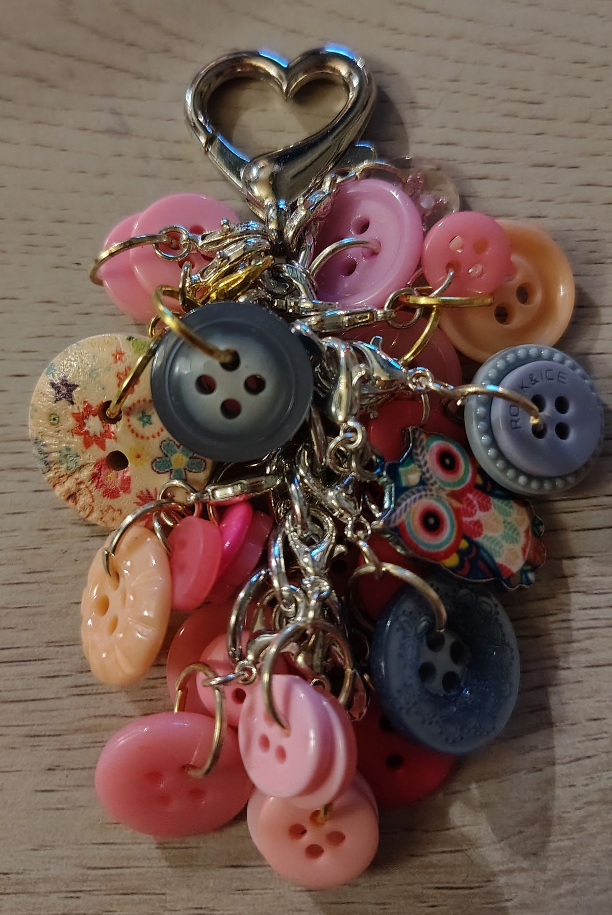 Button Keychain