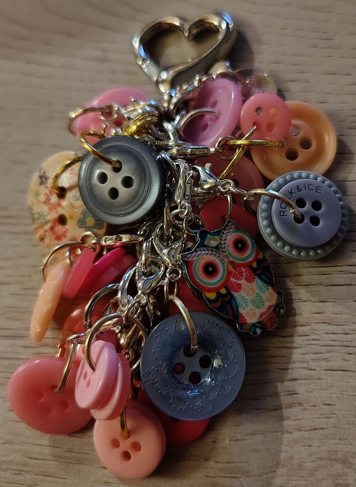 Button Keychain