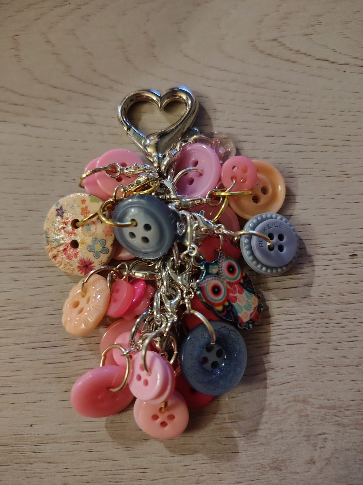 Button Keychain