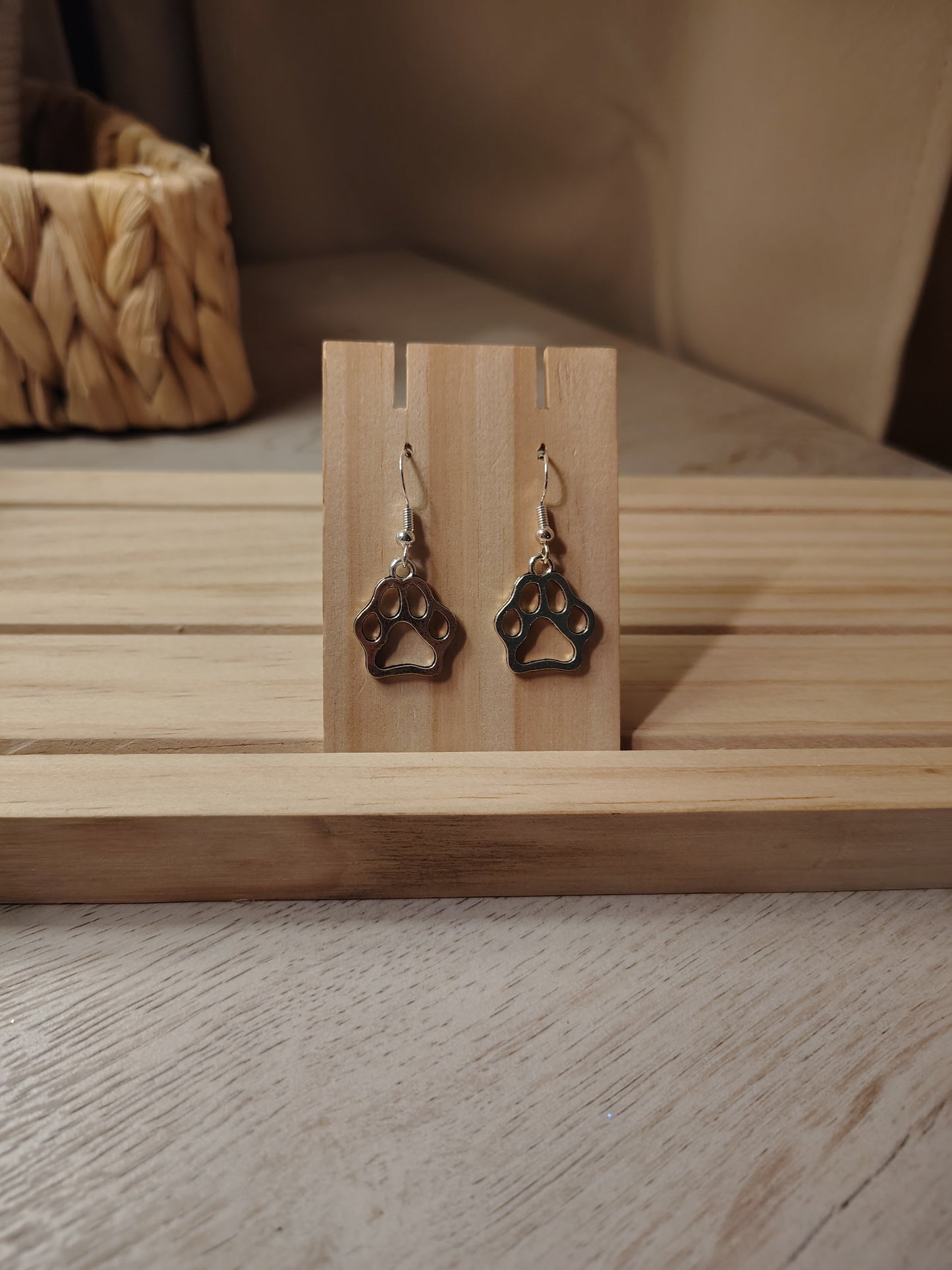 Paw Print Earrings