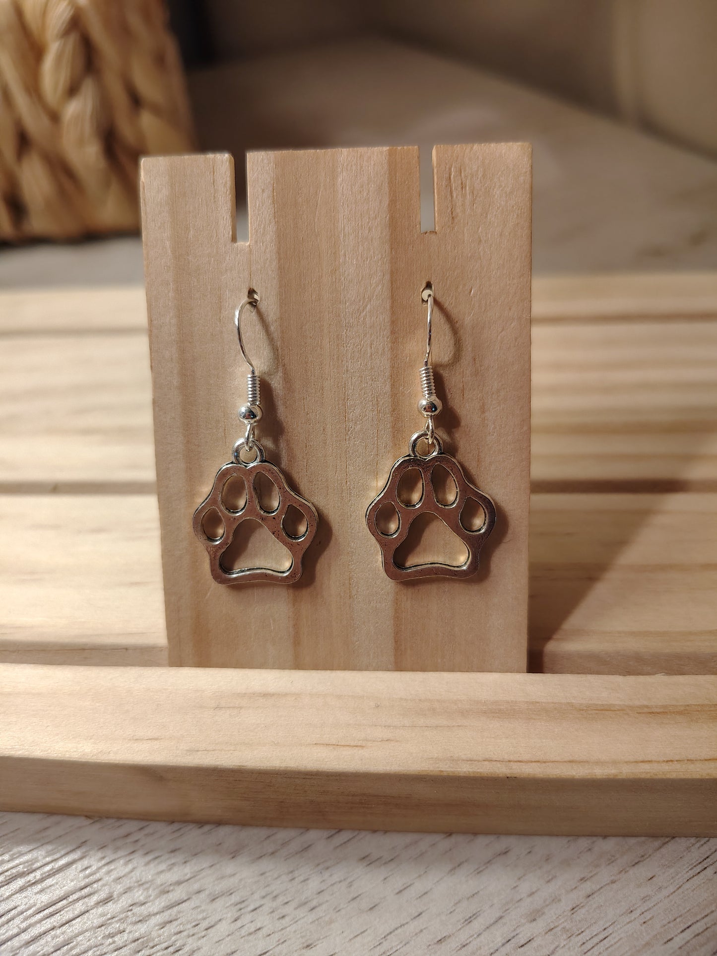 Paw Print Earrings