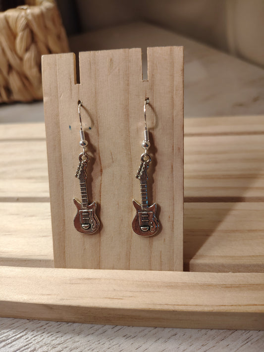 Guitar Earrings