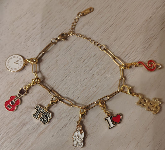 Swiftie Charm Bracelet