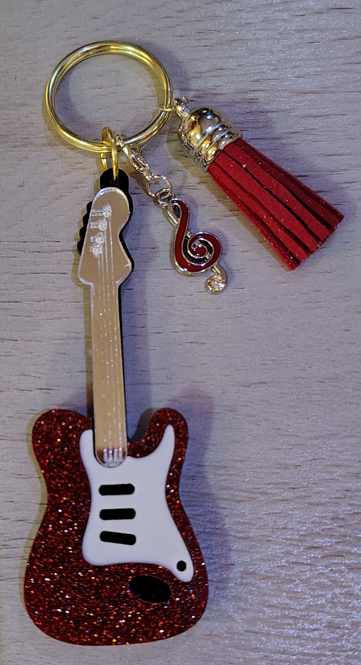 Guitar Keychain